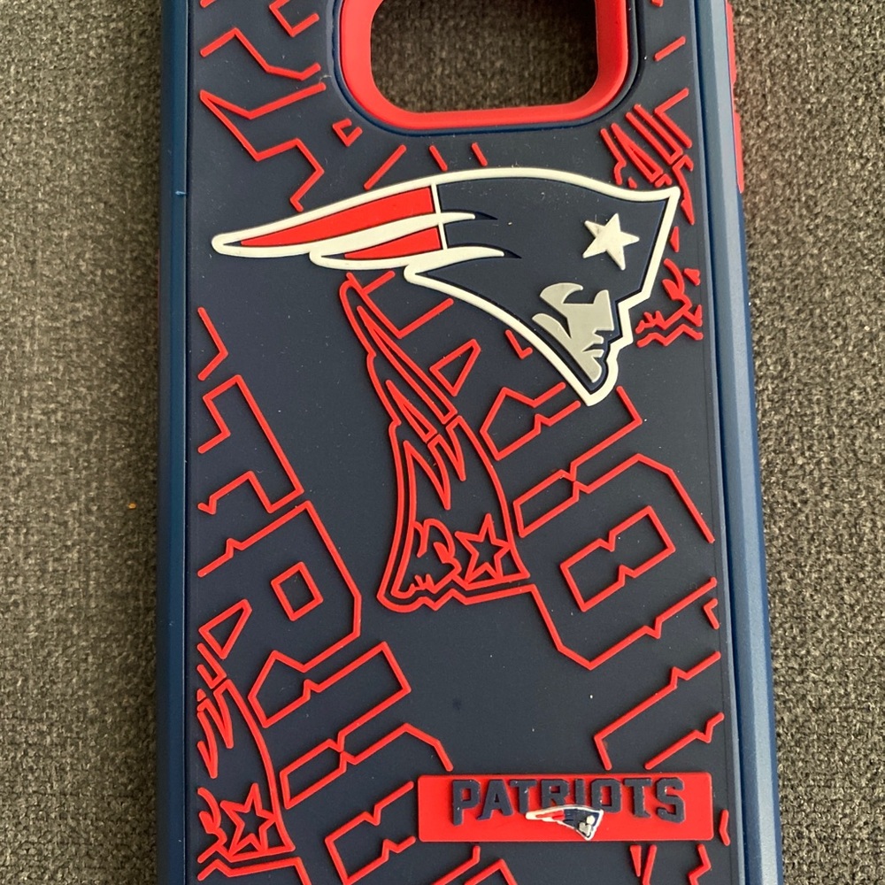 New England Patriots licensed dual hybrid case for Samsung Galaxy S6 Edge